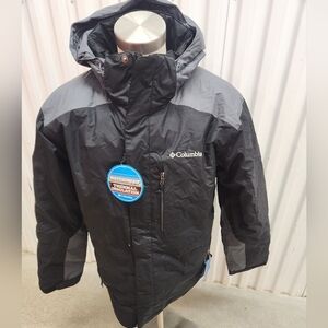 NWT Columbia Men's Pine Mountain Winter Thermal Insolation Jacket Blk/Gry Size L
